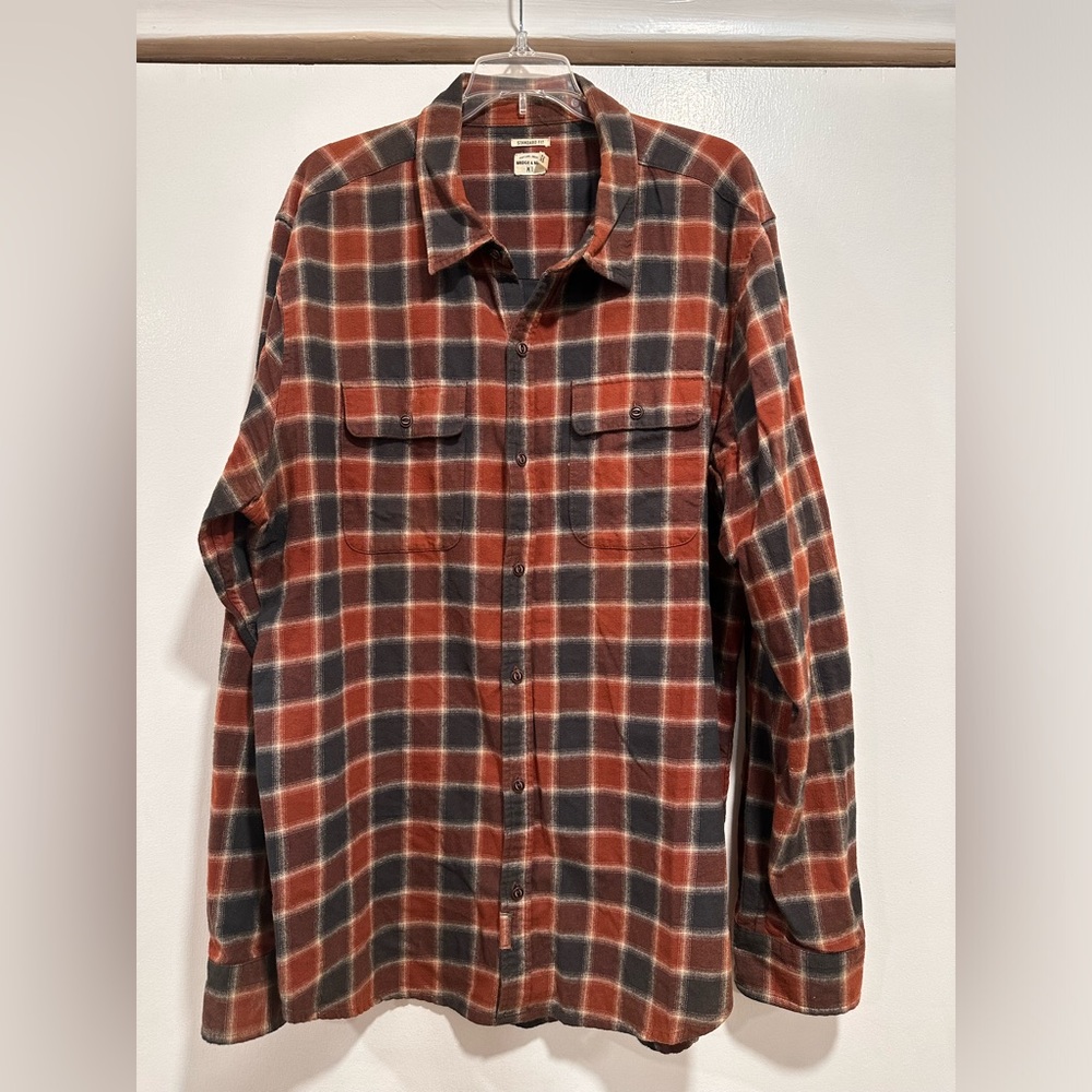 Bridge & Burn plaid Flannel Shirt Standard Fit XL